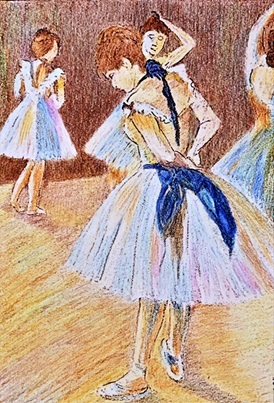 エドガー・ドガ|ダンサー(踊り子)|1880年